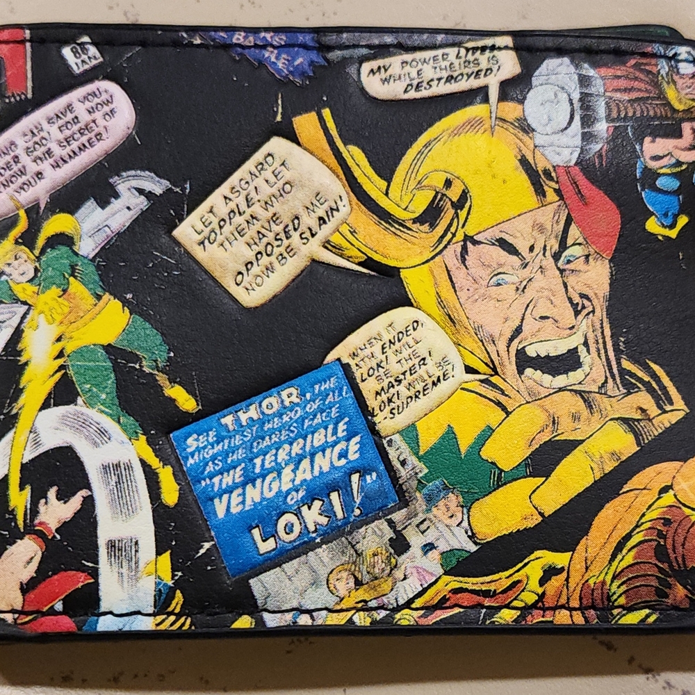 Marvel Comic Print Wallet